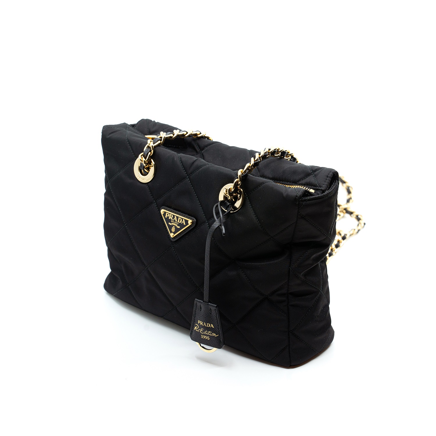 PRADA Re-Nylon x ビスコース ミディドレス